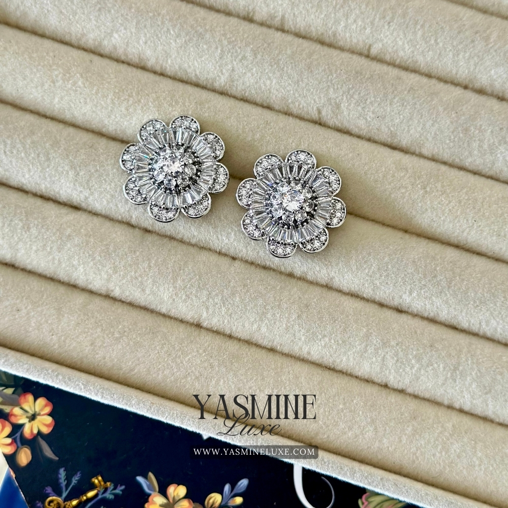 Zircon Bloom Studs
