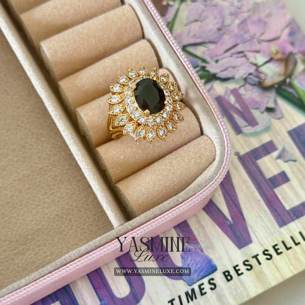 Midnight Bloom Ring