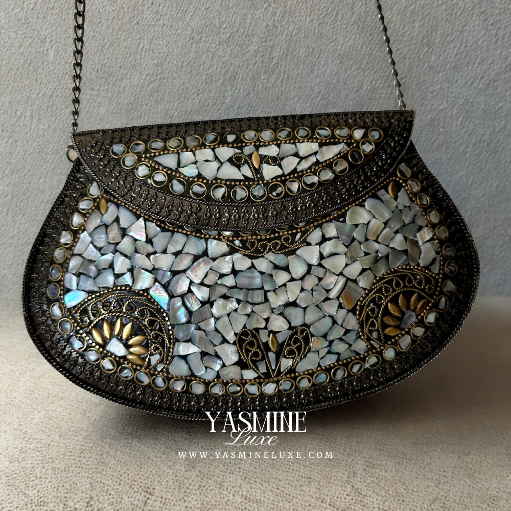 Iridescent Mosaic Clutch