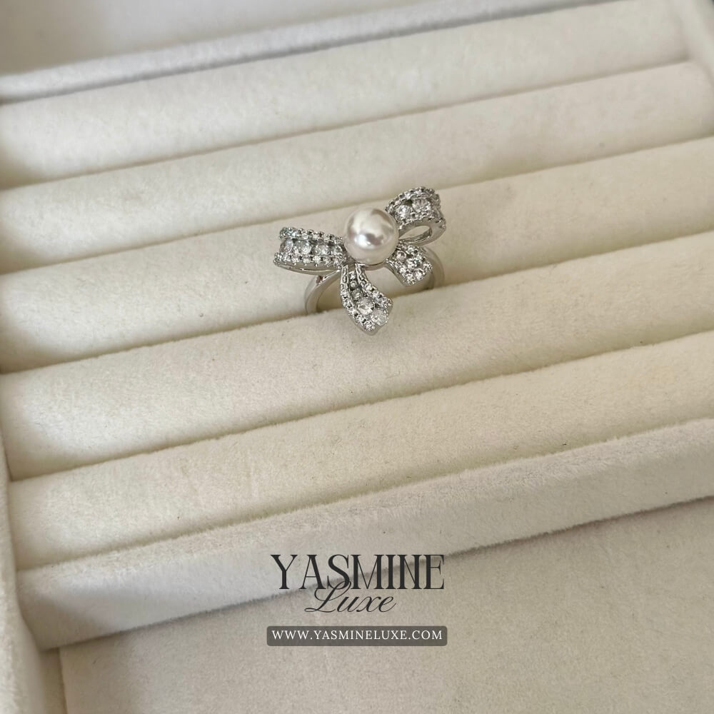 Pearl Bow Ring