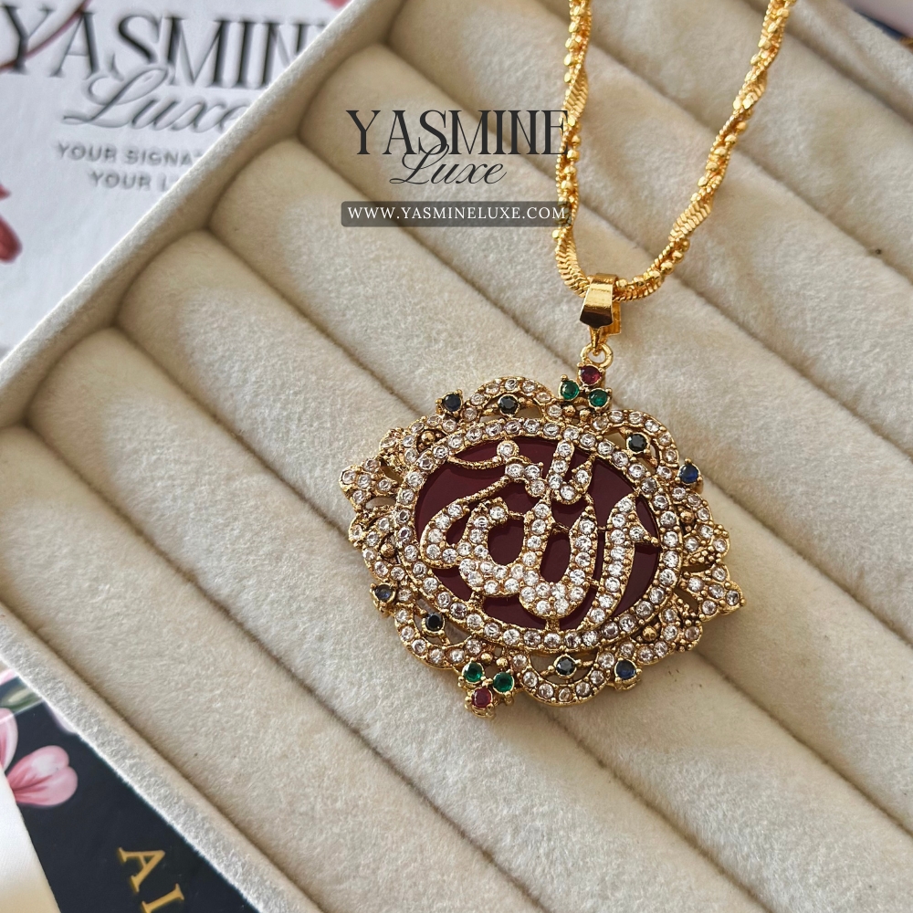 Regal Ruby Allah Medallion