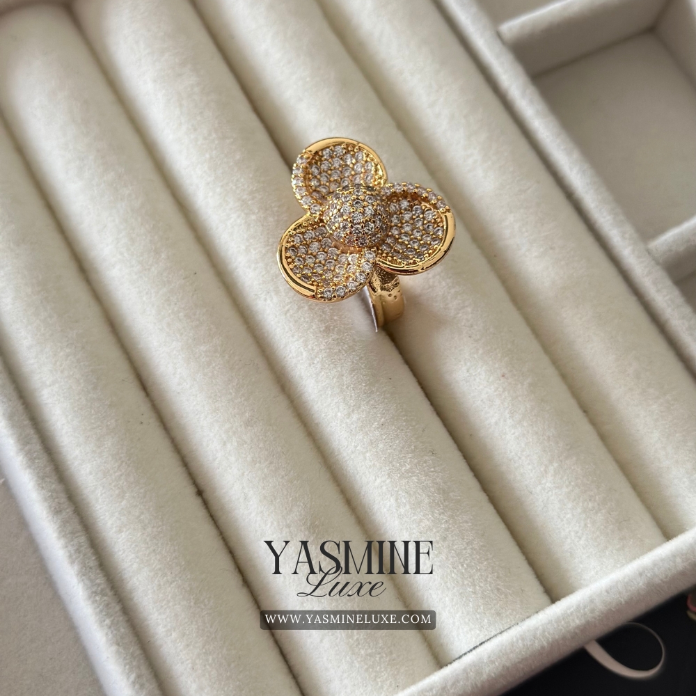 Floral Blossom Diamond Ring