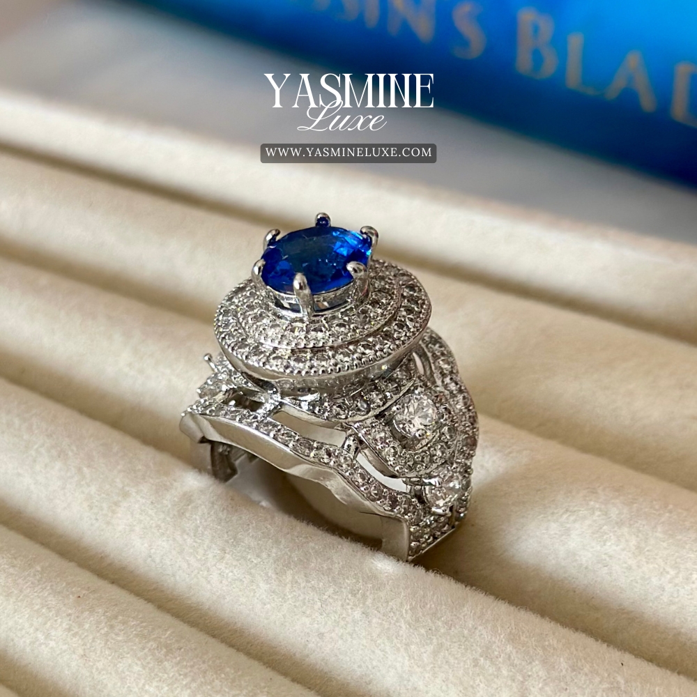 Sapphire Luxe Statement Ring