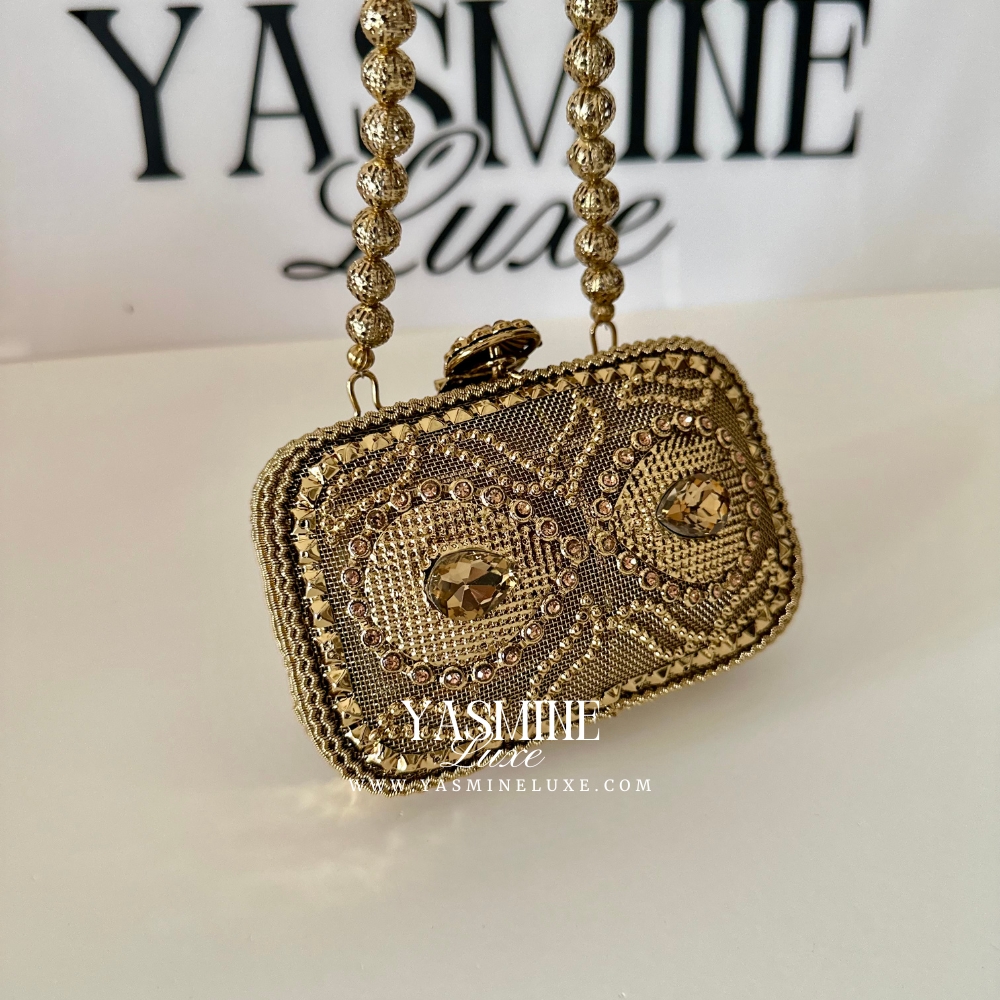 Golden Glimmer Clutch